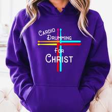 Load image into Gallery viewer, Cardio Drumming For Christ Purple Hoodie