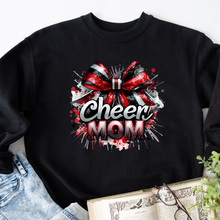 Load image into Gallery viewer, Cheer Mom Black Crew Neck Sweatshirt