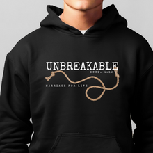 Load image into Gallery viewer, Unbreakable Marriage For Life Black Hoodie