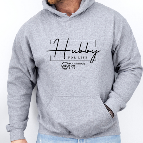 Hubby For Life Gray Hoodie