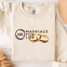 Load image into Gallery viewer, Marriage For Life Crew Neck Cream Sweatshirt