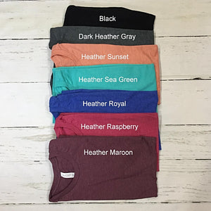 T Shirt Color Samples